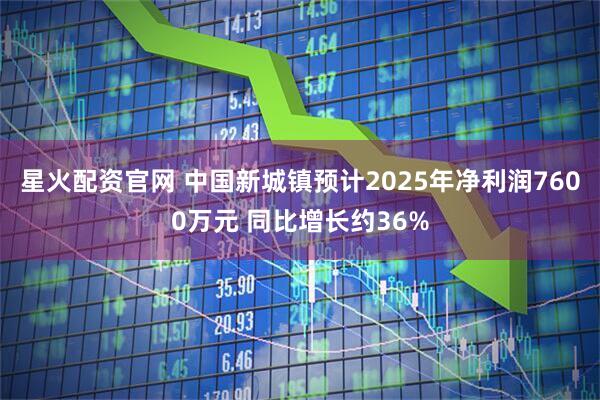 星火配资官网 中国新城镇预计2025年净利润7600万元 同比增长约36%