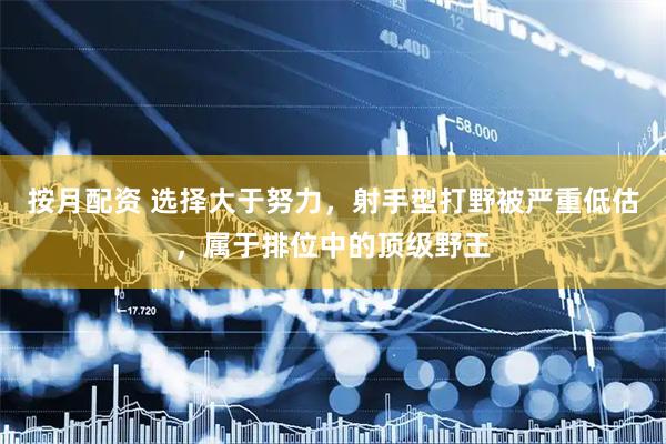 按月配资 选择大于努力，射手型打野被严重低估，属于排位中的顶级野王